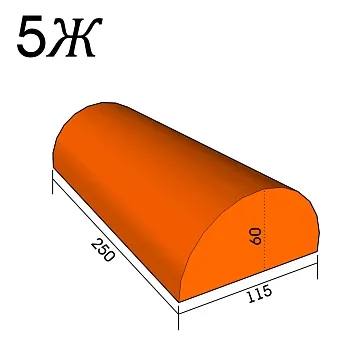 Кирпич фигурный 5Ж