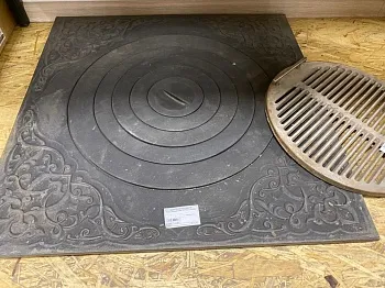 Плита казанная (d500 750*750) с рисунком