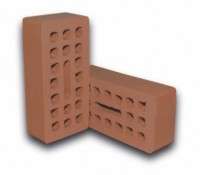 Кирпич облицовочный выс.65 мм. (Коричневый) (неотобранный)