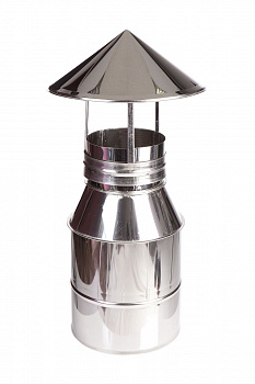 Оголовок с зонтиком 120 нерж. полир. 0,5 мм