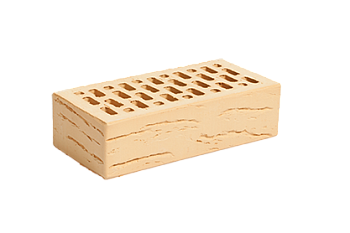 Кирпич керамический пустотелый одинарный (Ваниль-Антик) (250*120*65)